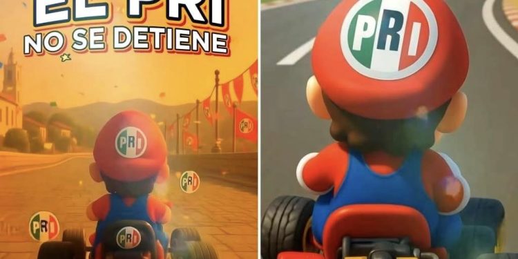 Mario Bros aparece en spots del PRI; usuarios exigen acción de Nintendo