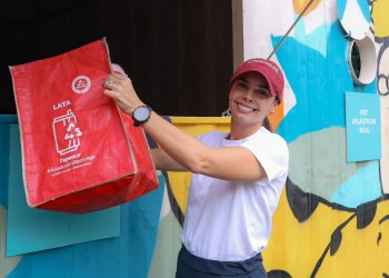 Ana Paty Peralta refuerza acciones de reciclaje urbano
