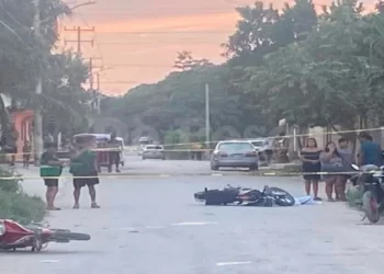 Muere motociclista tras choque con otra unidad en Alfredo V. Bonfil