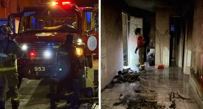 Tras discusión, hombre provoca incendio en casa de Cielo Nuevo