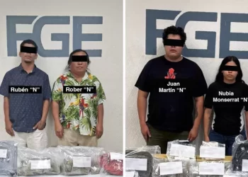 Aseguran a cuatro implicados en narcomenudeo en Playa del Carmen