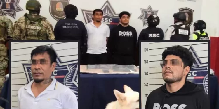 Cae pareja armada durante operativo en la carretera Chetumal–Bacalar