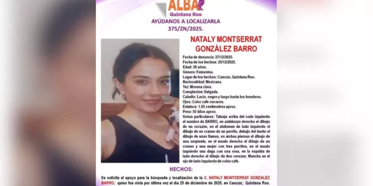 Familia del Capi Pérez solicita apoyo para encontrar a mujer desaparecida en Cancún