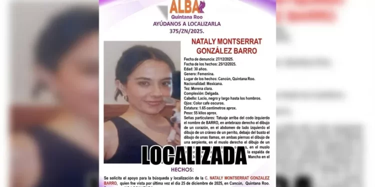 Cancún: Fiscalía confirma muerte de Nataly Montserrat tras reporte de desaparición