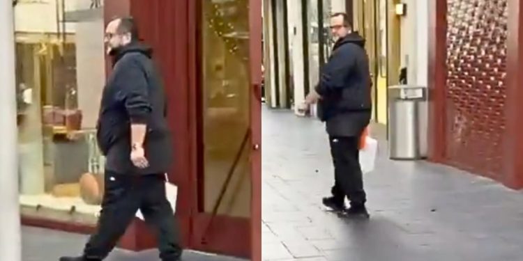 Captan a José Ramón López Beltrán, hijo de AMLO, en compras en la tienda de lujo Loro Piana