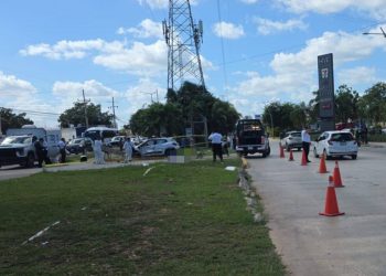 Fatal accidente en la Av. Huayacán deja motociclista sin vida en Cancún