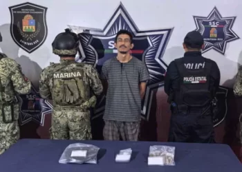 Detienen a “El Quiko” con droga y ligado a asaltos en tiendas de Cancún