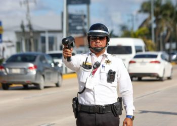 Arranca operativo de velocidad en Blvd. Colosio de Cancún