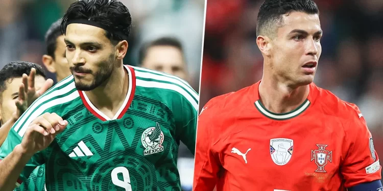 Afición emocionada por el partido de práctica México vs Portugal.