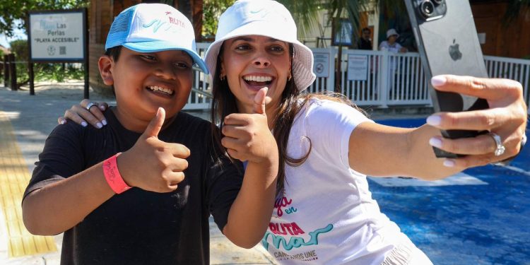 Ana Paty Peralta acerca Ruta Mar a playas públicas de Cancún