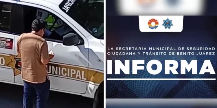 Separan a elemento de Tránsito por presunto soborno en Cancún