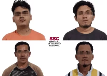 Capturan a nueve presuntos implicados en quema de vehículos en Cozumel