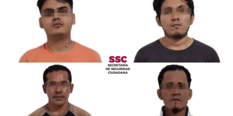 Capturan a nueve presuntos implicados en quema de vehículos en Cozumel
