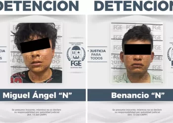 Capturan a dos presuntos criminales con armas y drogas en Puerto Morelos