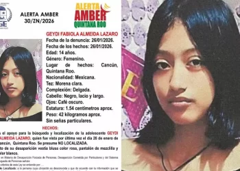 Activan Alerta Amber en Cancún para localizar a menor de 14 años
