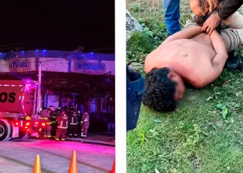 Detienen a presunto responsable del incendio en La Palapita Kabah