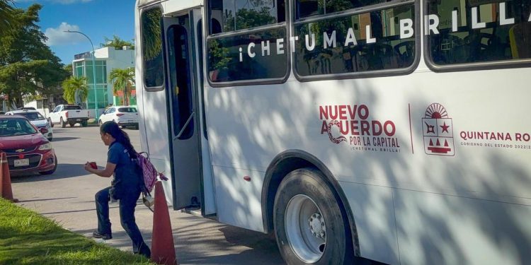 Habrá transporte público gratuito los domingos en Chetumal
