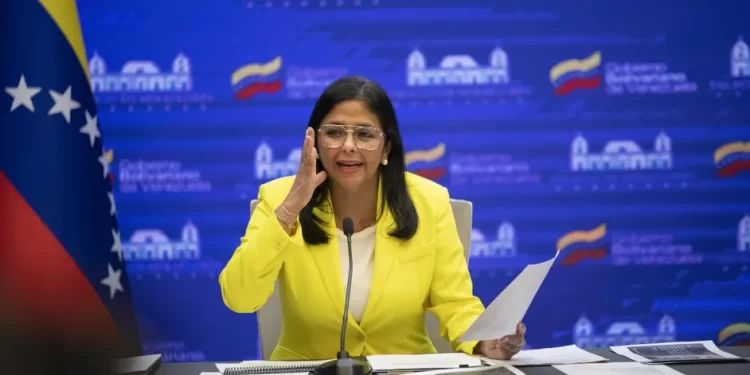 Delcy Rodríguez alista visita a Washington tras encuentro Trump-Machado