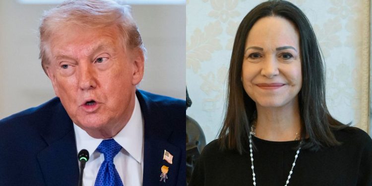 Trump se prepara para recibir a María Corina Machado en la Casa Blanca