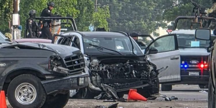 Video: Enfrentamiento en Culiacán deja un policía herido y cuatro detenidos