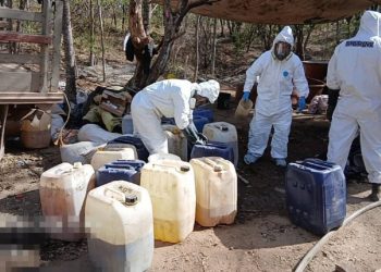 Tres laboratorios clandestinos en México desmantelados con toneladas de droga