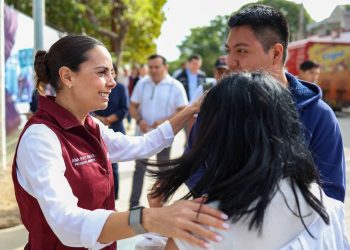 Avanza al 96 % la transformación de la Calle 82: Ana Paty Peralta