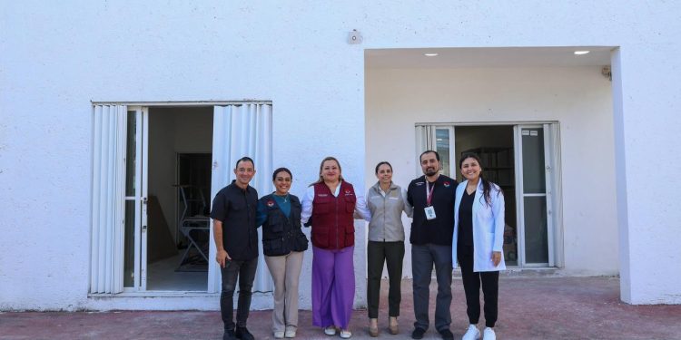 Supervisa Ana Paty Peralta nueva Unidad Médica en Bonfil