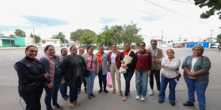 Anuncia Ana Paty Peralta obra del Presupuesto Participativo en la SM 248