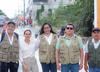 Anuncia Ana Paty Peralta ampliación de repavimentación en avenida Kabah