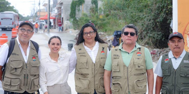Anuncia Ana Paty Peralta ampliación de repavimentación en avenida Kabah