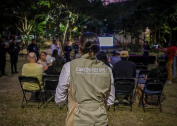 Ana Paty Peralta fortalece la paz con participación ciudadana