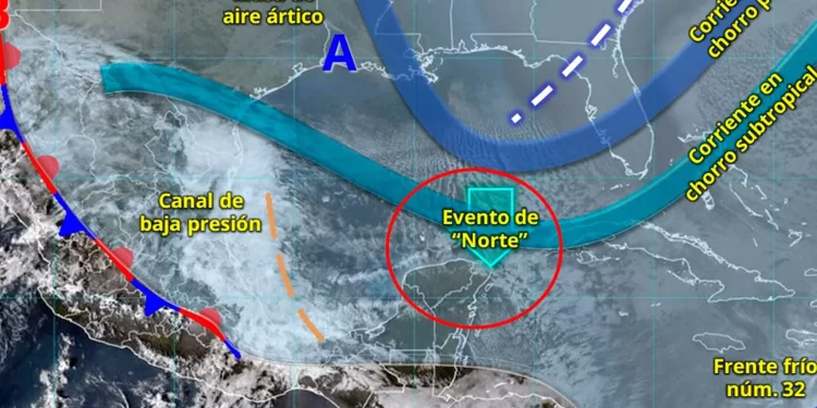 Frente frío 32: Checa cuánto bajará la temperatura en Quintana Roo