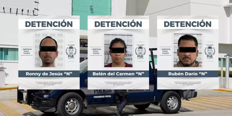 Detienen a tres implicados en el asalto al hospital Galenia en Benito Juárez