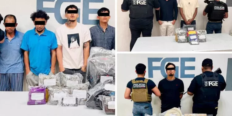 Fiscalía captura a siete por narcomenudeo en Playa del Carmen