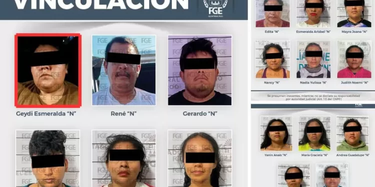 FGE procesa a 18 detenidos en Bacalar por múltiples delitos