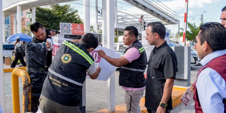Clausuran por tercera vez estacionamientos en Cancún