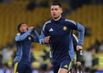Jugadores de Al Nassr celebran triunfo 1-0 ante Arkadag en la AFC Champions League 2