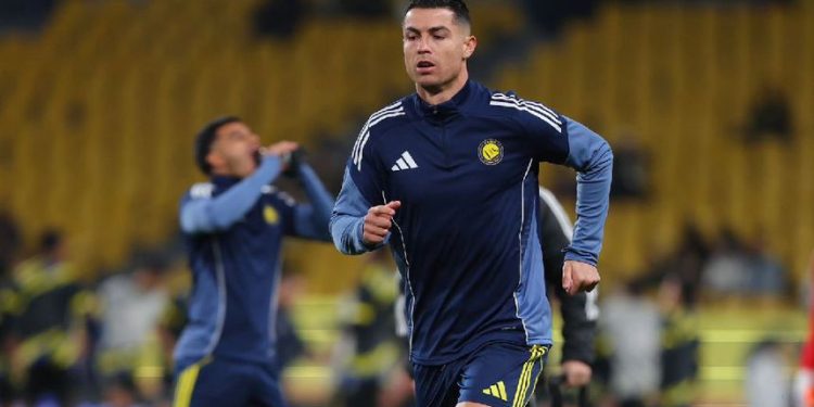 Jugadores de Al Nassr celebran triunfo 1-0 ante Arkadag en la AFC Champions League 2