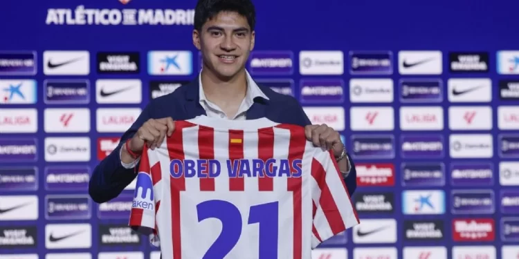 Obed Vargas es presentado con el Atlético: “Ahora toca demostrar”