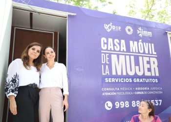 Ana Paty Peralta lleva Casa Móvil de la Mujer a El Milagro