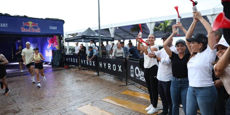 Ana Paty Peralta inaugura HYROX Cancún 2026 en el Malecón Tajamar