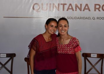 Ana Paty Peralta y Claudia Sheinbaum impulsan reconstrucción de paz