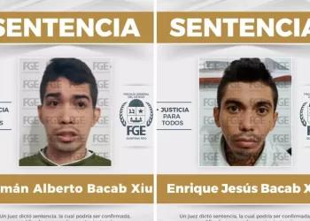 Hermanos condenados a 25 años de prisión por homicidio en Cancún