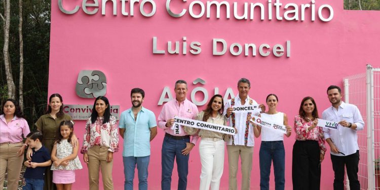 Refrendan Ana Paty Peralta y Mara Lezama compromiso con centro comunitario en la SM 246