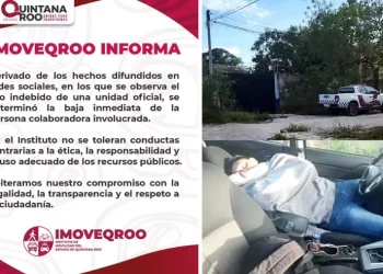 Por quedarse dormido; Imoveqroo separa a empleado tras uso irregular de vehículo oficial