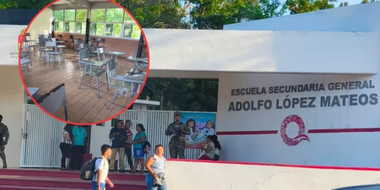 Baja asistencia en secundaria de Chetumal tras presunta amenaza