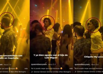 El hijo de Luis Miguel aparece en Coachella y el video se vuelve viral en TikTok