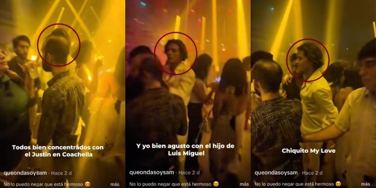 El hijo de Luis Miguel aparece en Coachella y el video se vuelve viral en TikTok