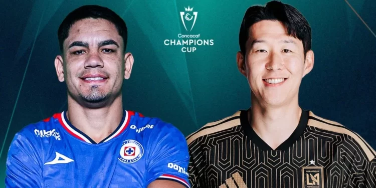 Son Heung-Min en partido Cruz Azul vs LAFC Champions Cup