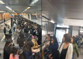 Metro CDMX inicia la semana con caos y retrasos prolongados